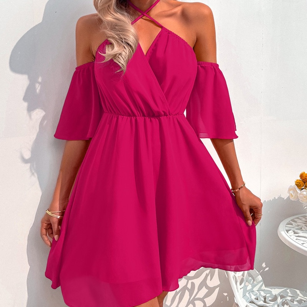 HOT pink dress